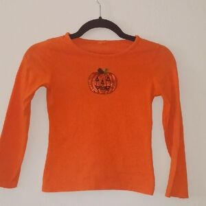 Orange Pumpkin Kids Shirt